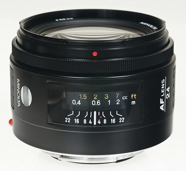 MINOLTA ミノルタ AF 24mm f2.8 Aマウント - レンズ(単焦点)